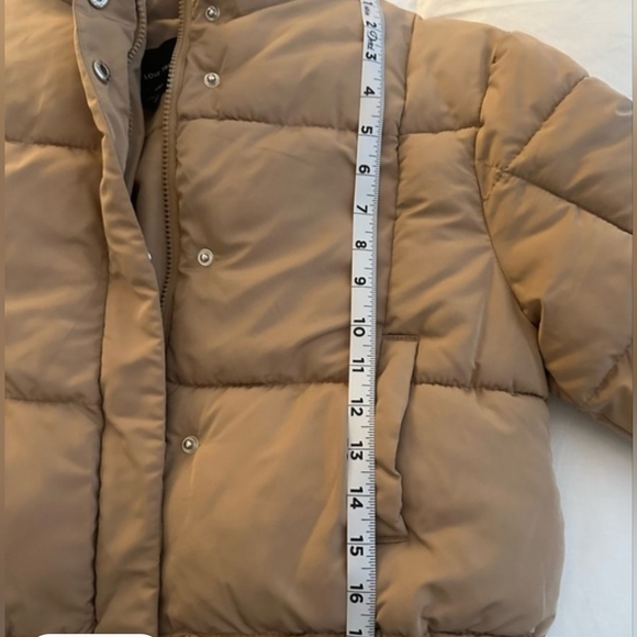Love Tree Women's Tan Puffer Jacket - Picture 3 of 4